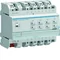 KNX e/s Commutation / Contrôleur de volet roulant, charge capacitif 16 A, 8/4 voies