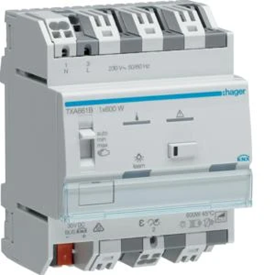 KNX e/s Dimmer universale 600 W, 1 via