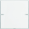 KNX e/s Q.x 1-gang push-button with inscription field, alu