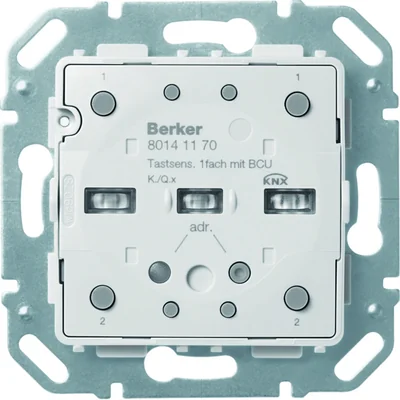 KNX e/s Q.x/K.x 1fach Tastenmodul mit Busanschluss