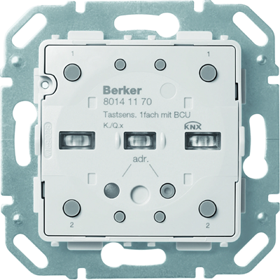 KNX e/s Q.x/K.x Módulo de teclas monofásico con puerto bus