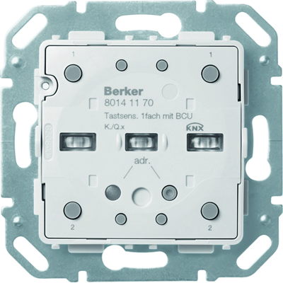 KNX e/s Q.x/K.x Módulo de teclas monofásico con puerto bus