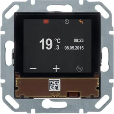 KNX e/s Temperature controller with display and bus port