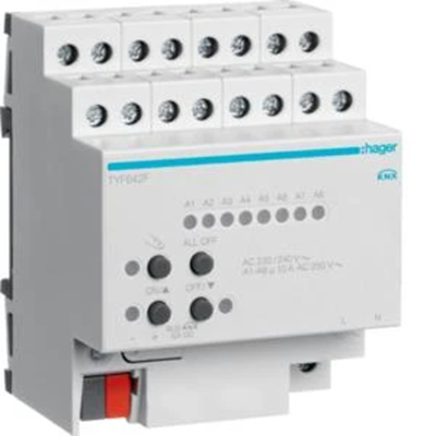 KNX Fan coil ovladač 2-násobný, 10A