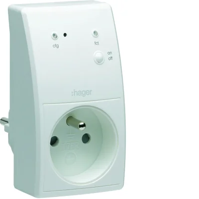KNX RF Quicklink aktivierender 16A Steckdosenadapter,