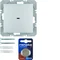 KNX RF QUICKLINK B.KWADRAT/B.3/B.7 Przycisk 1-krotny płaski aluminium matowy