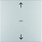 KNX RF QUICKLINK B.KWADRAT/B.7 Blind button for blind controller and aluminum power supply mechanism