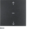 KNX RF QUICKLINK B.KWADRAT/S.1/B.3/B.7 Jalousietaster für Jalousiesteuerung und Stromversorgungsmechanismus anthrazit