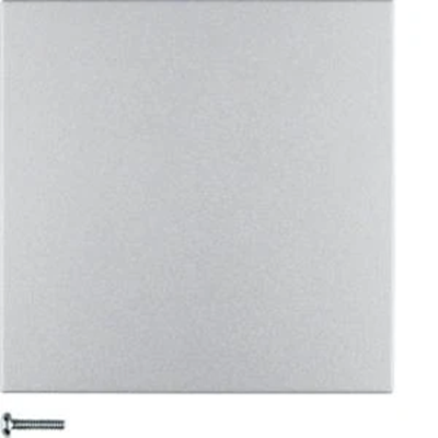 KNX RF QUICKLINK B.SQUARE/B.3/B.7 1fach Taster Aluminium matt