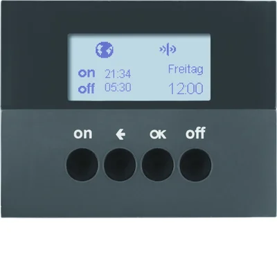 KNX RF QUICKLINK K.1 Антрацитовий матовий таймер