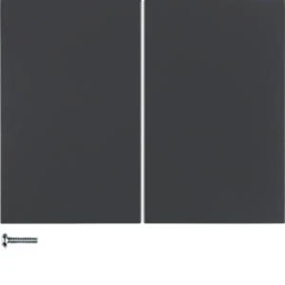 KNX RF QUICKLINK K.1 Bouton anthracite mat 2 postes