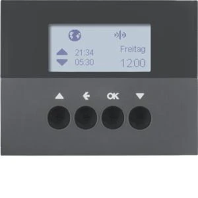 KNX RF QUICKLINK K.1 Interrupteur temporisé pour store anthracite mat