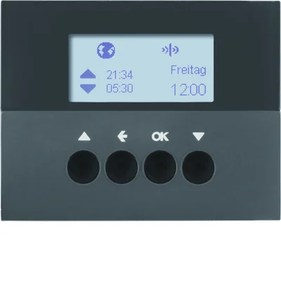 KNX RF QUICKLINK K.1 Jalousie-Zeitschaltuhr Anthrazit matt