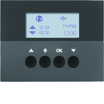 KNX RF QUICKLINK K.1 Żaluzjowy łącznik czasowy antracytowy matowy