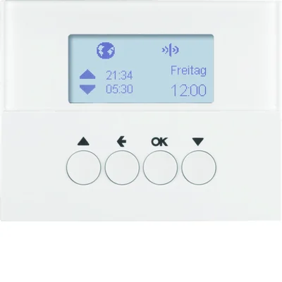 KNX RF QUICKLINK K.1 Жалюзі таймер глянцевий білий