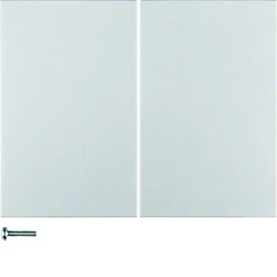 KNX RF QUICKLINK K.5 2-gang push-button, lacquered aluminium