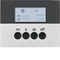 KNX RF QUICKLINK K.5 Horloge horaire en aluminium laqué