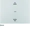 KNX RF QUICKLINK K.5 Pulsante veneziana per controller veneziana e meccanismo di commutazione in alluminio