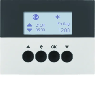 KNX RF QUICKLINK K.5 Żaluzjowy łącznik czasowy aluminium lakierowany