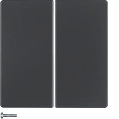 KNX RF QUICKLINK Q.1/Q.3 Anthracite 2-gang button