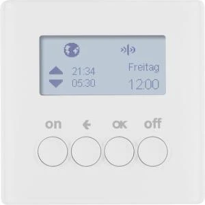 KNX RF QUICKLINK Q.1/Q.3 Bílý časový spínač