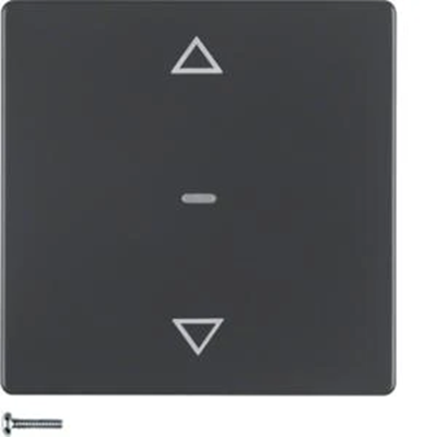 KNX RF QUICKLINK Q.1/Q.3 Bouton d'obturateur pour contrôleurs d'obturateur anthracite