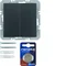 KNX RF QUICKLINK Q.1/Q.3 Radio button 2-gang flat anthracite