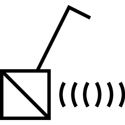 KNX RF QUICKLINK R.1/R.3 Przycisk 1-krotny  biały połysk