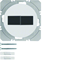KNX RF QUICKLINK R.1/R.3 Pulsante radio 2 canali piatto con pannello solare bianco lucido