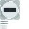 KNX RF QUICKLINK R.1/R.3 Pulsante radio 2 canali piatto con pannello solare bianco lucido