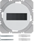 KNX RF QUICKLINK R.1/R.3 Радіокнопка, 1-канальна, плоска, з сонячною батареєю, глянцевий білий