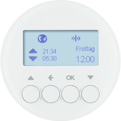 KNX RF QUICKLINK R.1/R.3 Żaluzjowy łącznik czasowy biały połysk