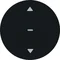 KNX RF QUICKLINK R.1/R.3/R.CLASSIC/SERIE 1930 Blind push button for blind controllers and actuators black