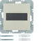 KNX RF QUICKLINK S.1 Bouton-poussoir plat, 1 poste, avec pile solaire, crème brillant