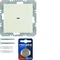 KNX RF QUICKLINK S.1 Push-button 1-gang flat cream gloss