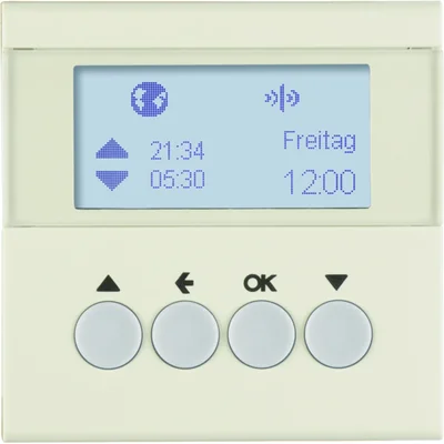 KNX RF QUICKLINK S.1 Shutter time switch cream gloss