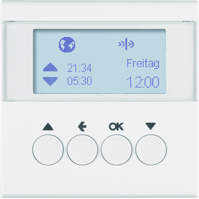 KNX RF QUICKLINK S.1/B.3/B.7 Blind time switch matt white