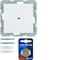 KNX RF QUICKLINK S.1/B.3/B.7 Flachtaster 1fach, mattweiß