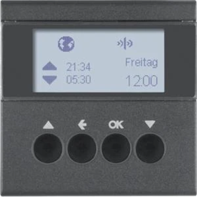 KNX RF QUICKLINK S.1/B.3/B.7 Jalousiezeitschalter Anthrazit matt