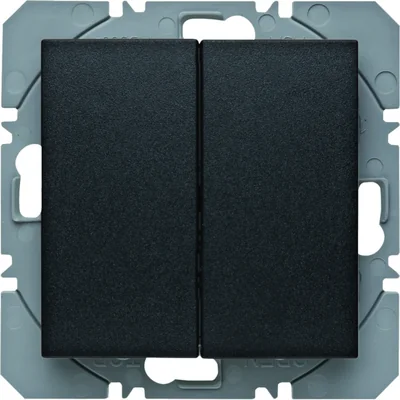 KNX RF QUICKLINK S.1/B.3/B.7 Кнопковий 2-позиційний плоский антрацит матовий