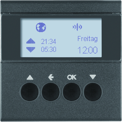 KNX RF QUICKLINK S.1/B.3/B.7 Żaluzjowy łącznik czasowy antracytowy matowy