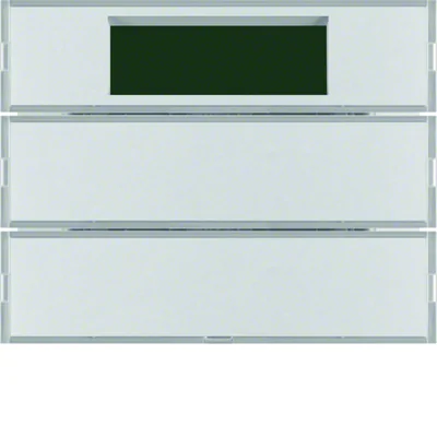 KNX SYSTEM K.1/K.5 2směrné tlačítko s regulátorem teploty a hliníkovým displejem