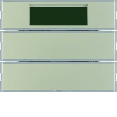KNX SYSTEM K.1/K.5 Bouton double avec régulateur de température et affichage