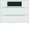 KNX SYSTEM K.1/K.5 Double button with temperature regulator and display for white and cream frames
