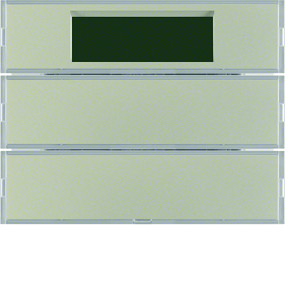 KNX SYSTEM K.1/K.5 Przycisk 2-krotny z regulatorem temperatury i wyświetlaczem