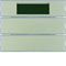 KNX SYSTEM K.1/K.5 Przycisk 2-krotny z regulatorem temperatury i wyświetlaczem