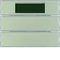 KNX SYSTEM K.1/K.5 Przycisk 2-krotny z regulatorem temperatury i wyświetlaczem