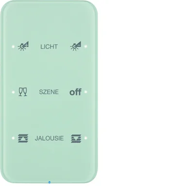 KNX SYSTEM R.1 3-fold touch sensor configurable glass white
