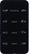 KNX SYSTEM R.1 4-fach Touchsensor konfigurierbar Glas schwarz