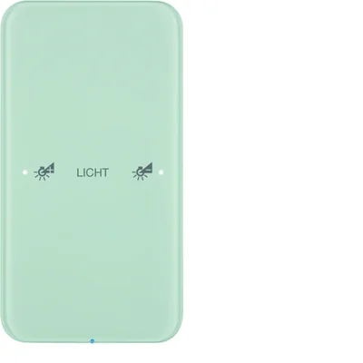 KNX SYSTEM R.1 Berührungssensor 1-fach konfigurierbar, Glas weiß